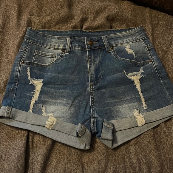 Small Womens Denim Shorts - Picture 1 of 3